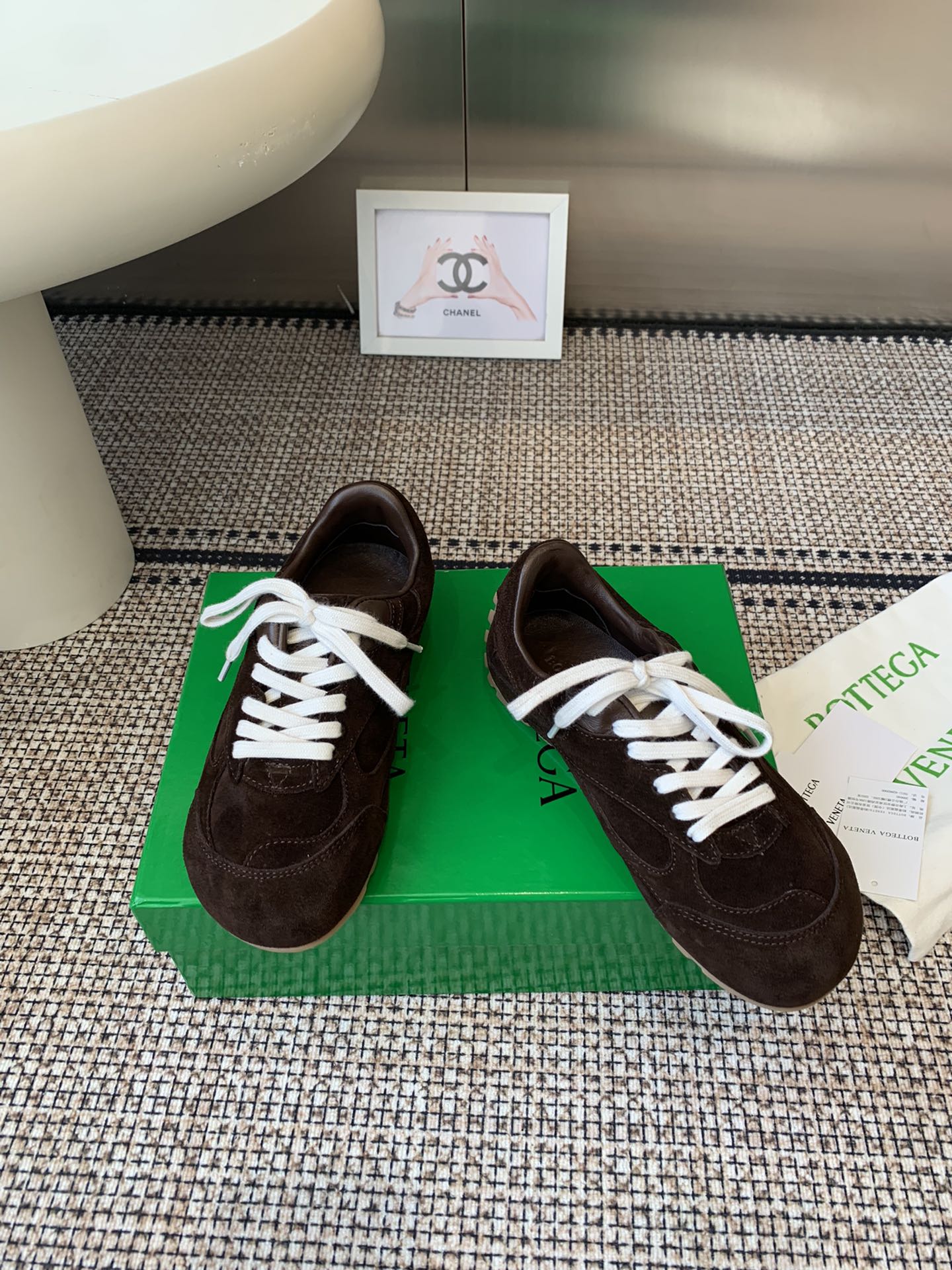 Bottega Veneta BV Orbit Flash Retro Sneakers: Lightweight, Comfortable, Classic Woven Soles - 图片 7