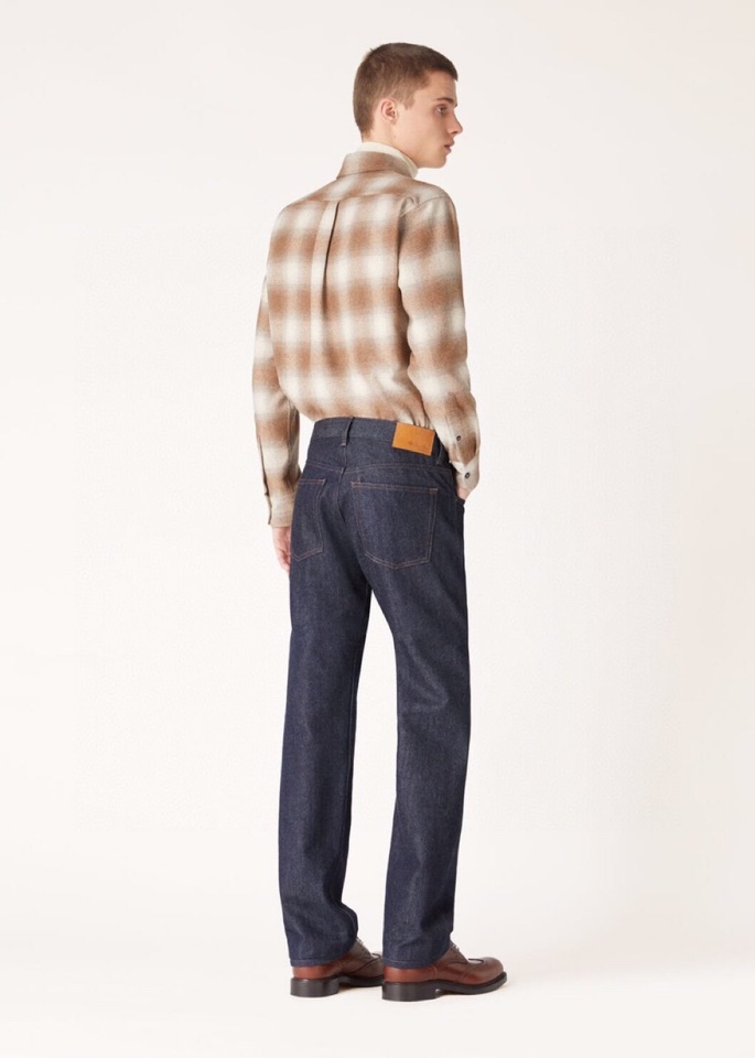 New Loro Piana Men’s Jeans: Classic Style, Perfect Cut, Blue Color. - 图片 6