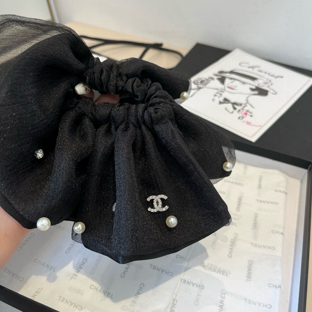 🆕

Chanel香奈儿高级发圈，带手工钉珠