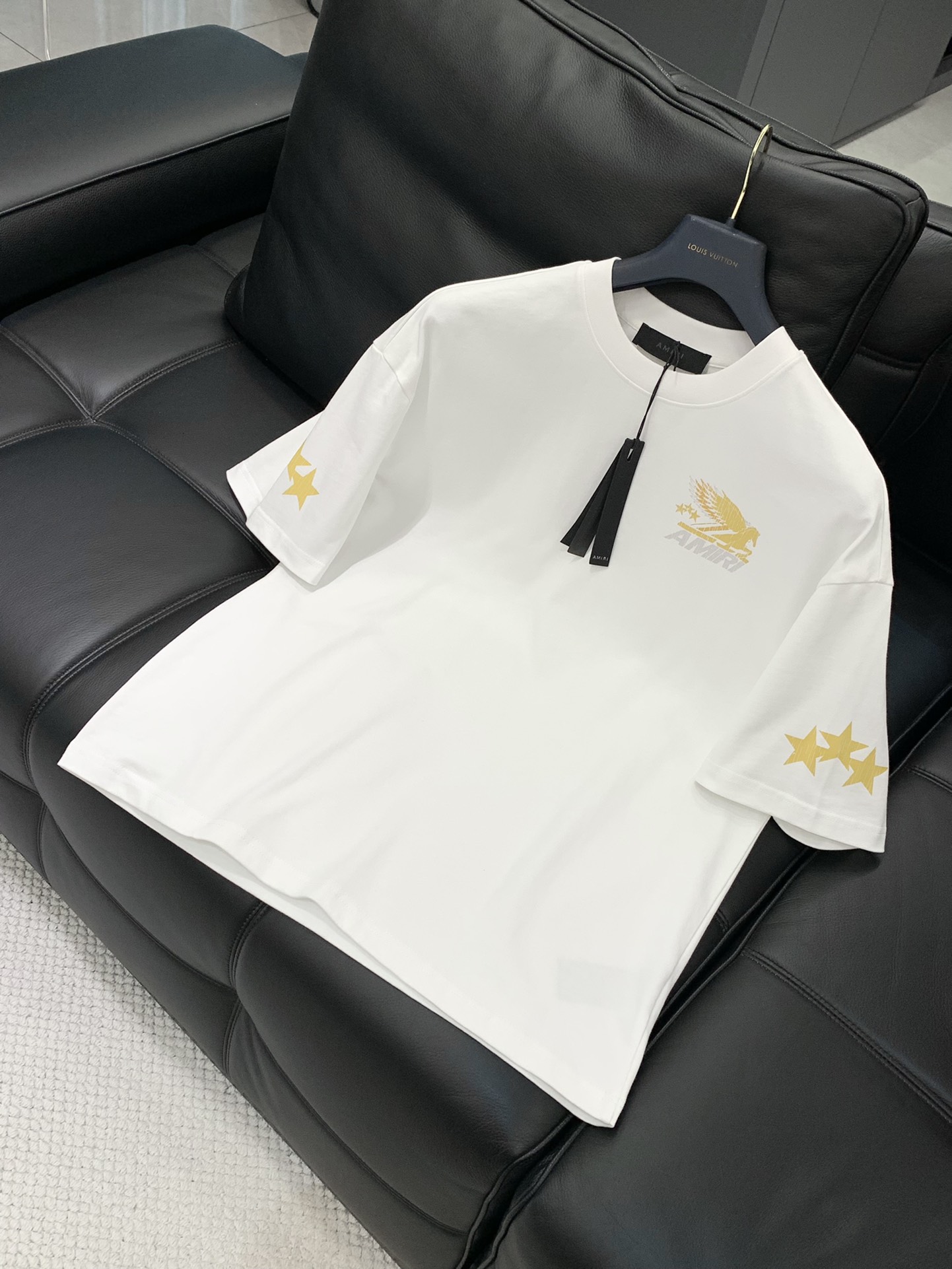 “Top-Grade Cosmopolitan T-Shirt Suit with Original Fabric and High-Quality Printing-Manufacturing Alphabet Logo” - 图片 3