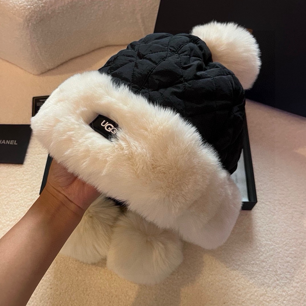 🆕
ugg菱格护耳帽，空气棉冷帽