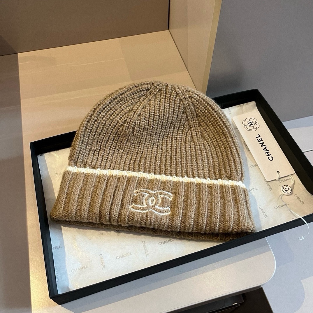 🆕

Chanel香奈儿针织毛线帽，专柜新款