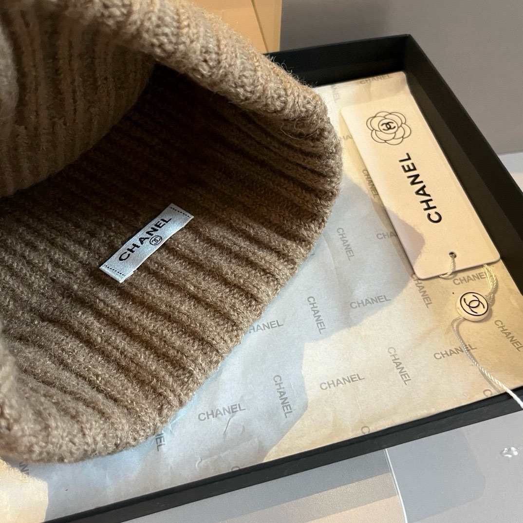 🆕

Chanel香奈儿针织毛线帽，专柜新款