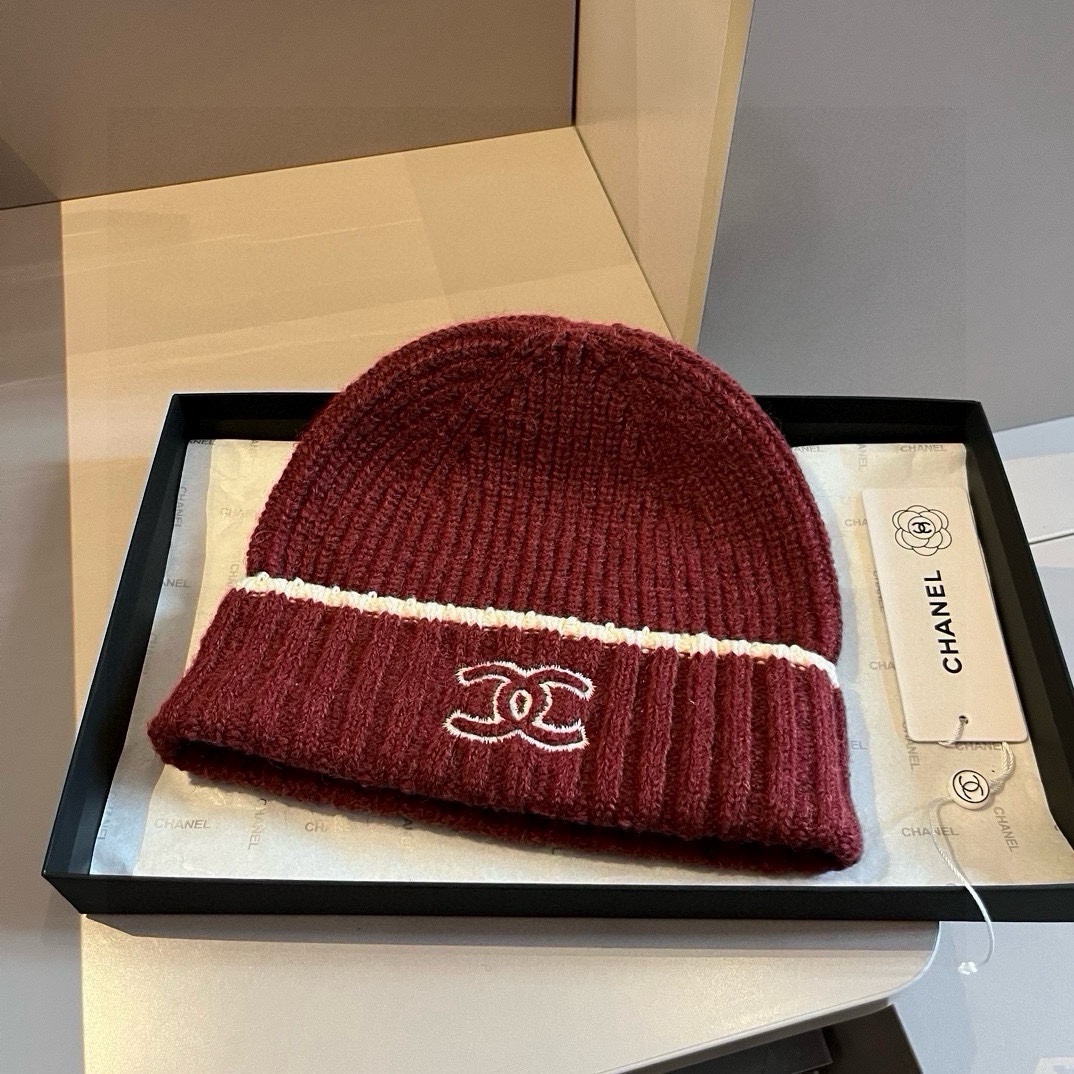 🆕

Chanel香奈儿针织毛线帽，专柜新款