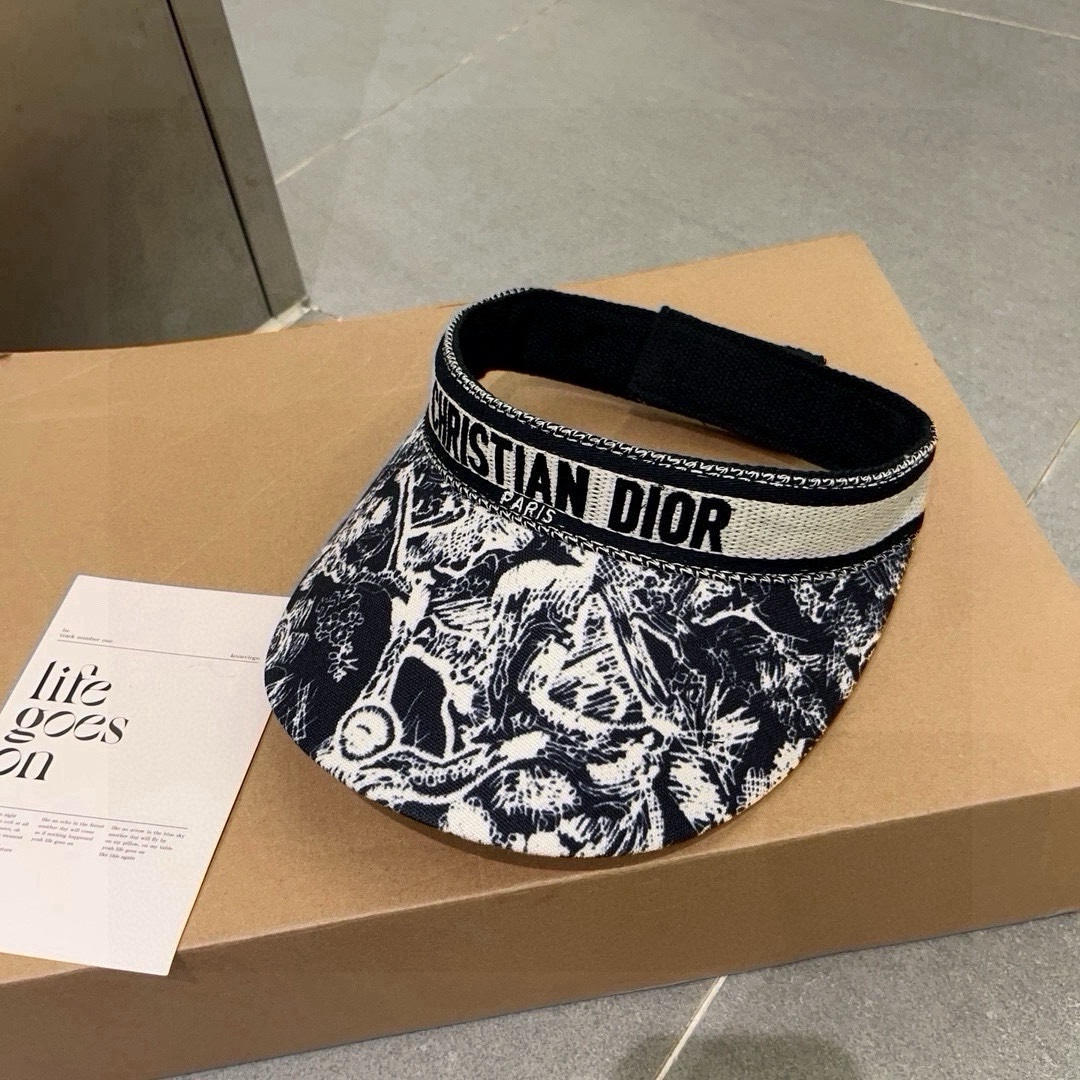 🆕

Dior迪奥空顶草帽，遮阳帽,遮阳发箍，官方款