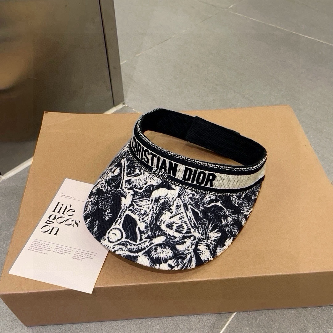 🆕

Dior迪奥空顶草帽，遮阳帽,遮阳发箍，官方款