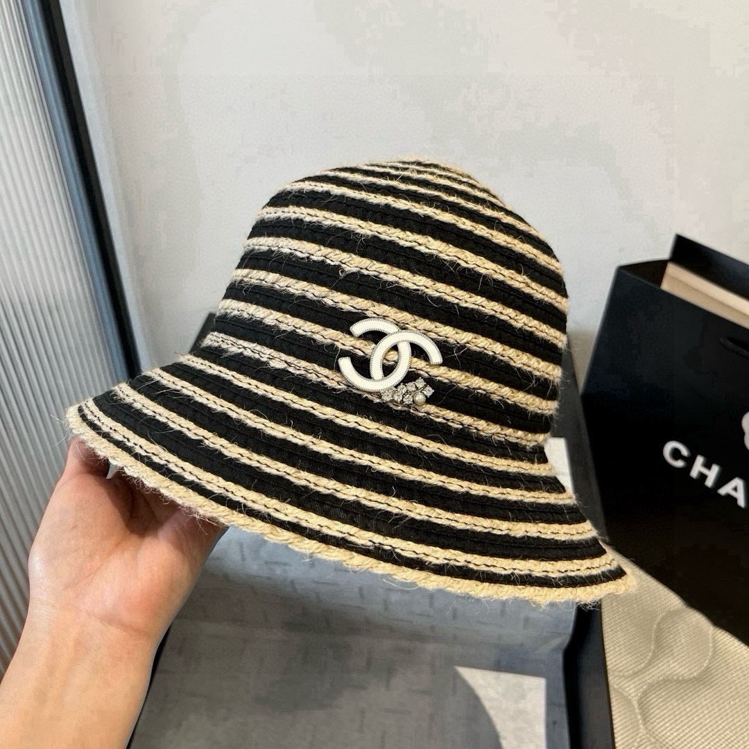 🆕
Chanel香奈儿针织渔夫帽，头围57cm