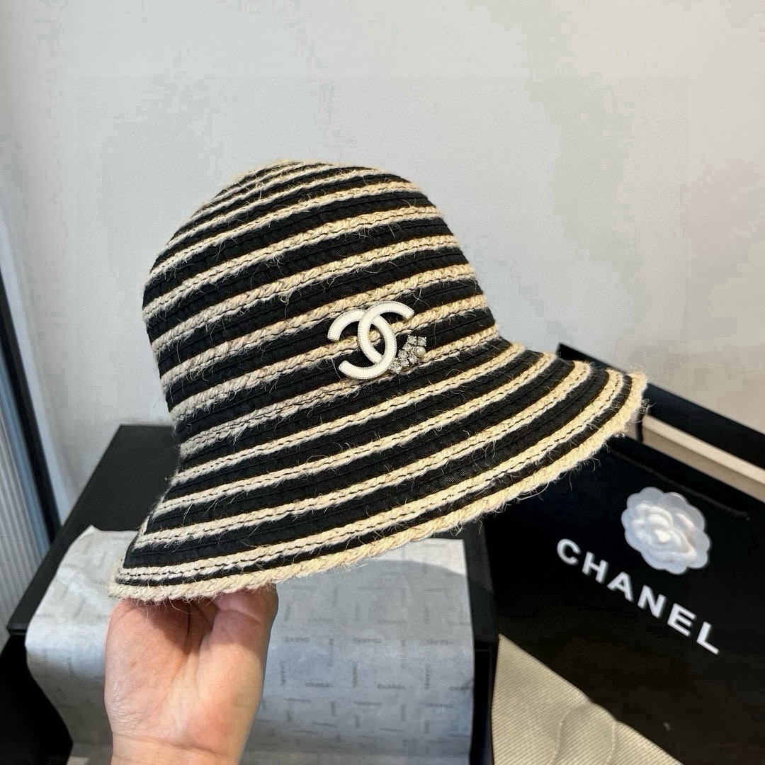 🆕
Chanel香奈儿针织渔夫帽，头围57cm