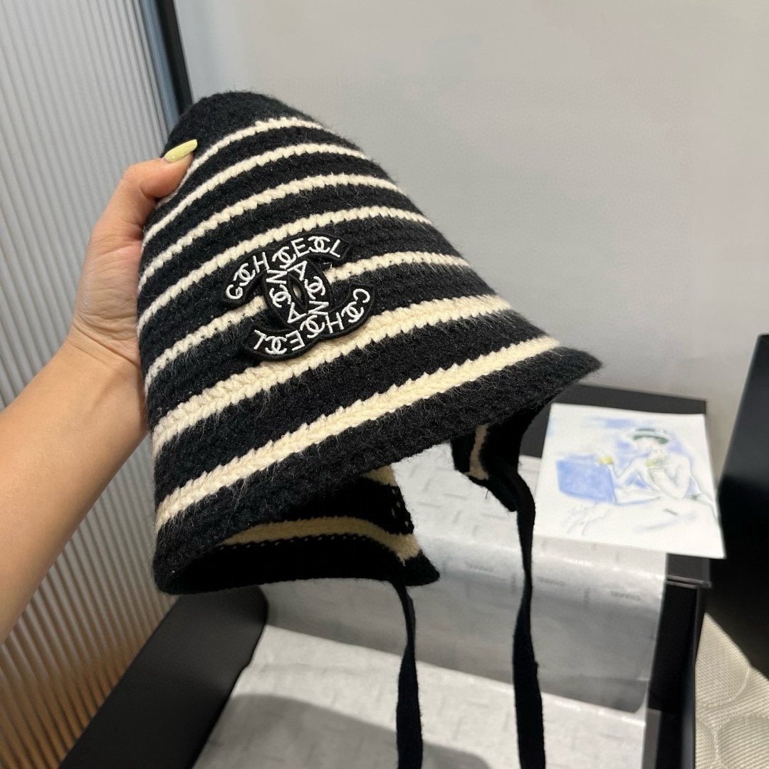 🆕

香奈儿新款针织渔夫帽，头围57cm
