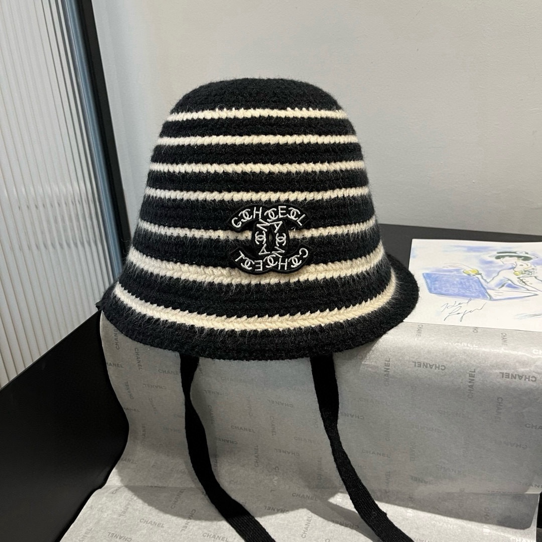 🆕

香奈儿新款针织渔夫帽，头围57cm
