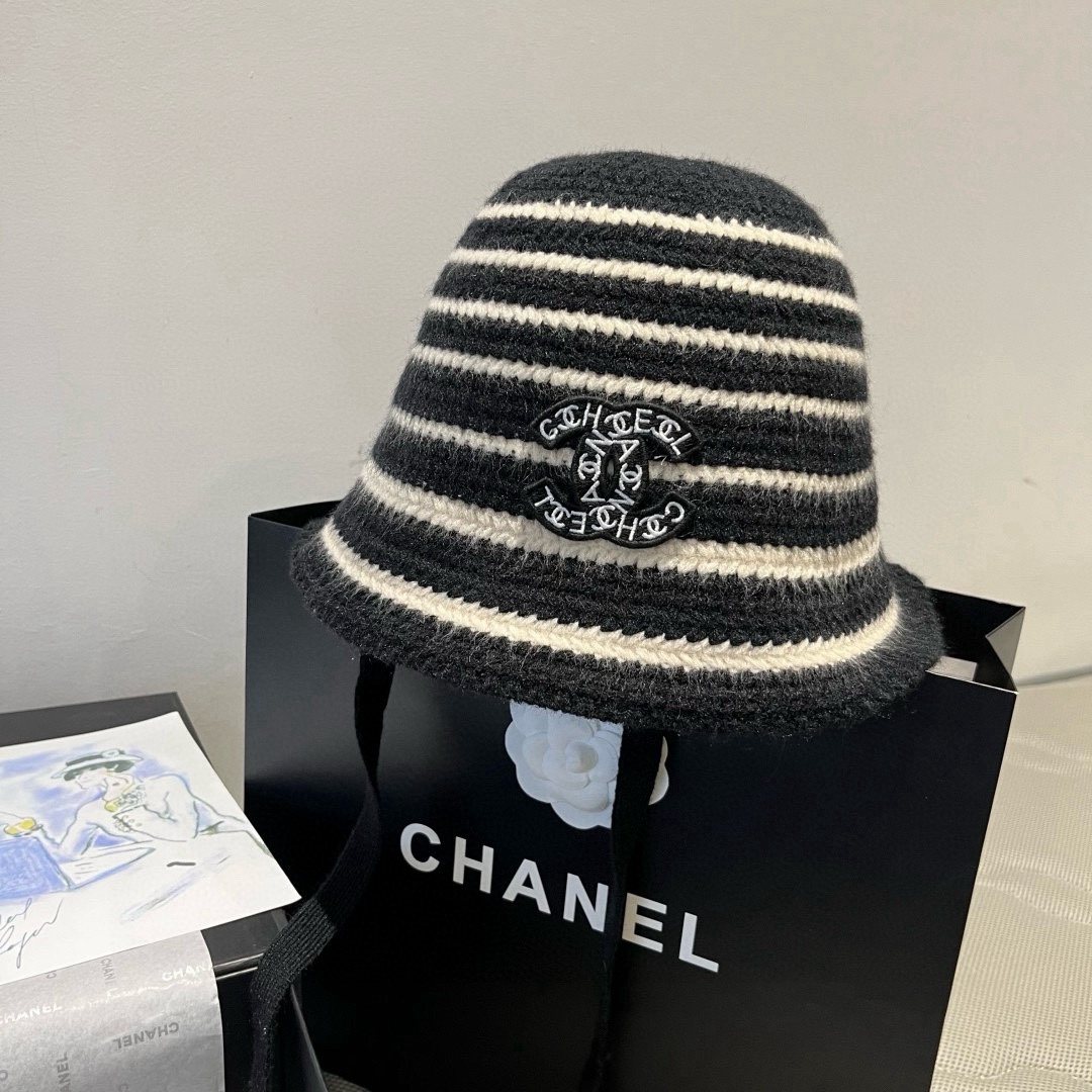 🆕

香奈儿新款针织渔夫帽，头围57cm
