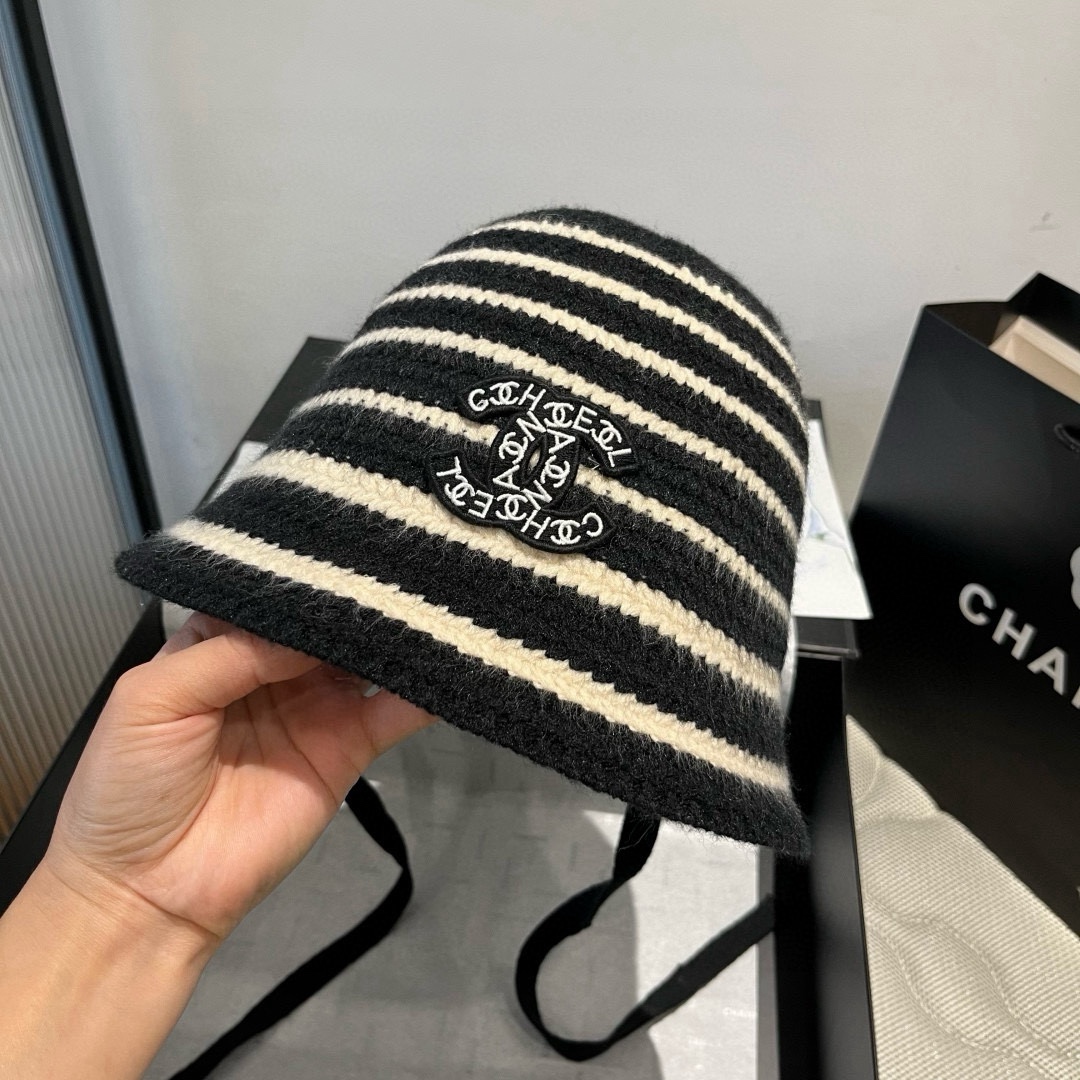 🆕

香奈儿新款针织渔夫帽，头围57cm
