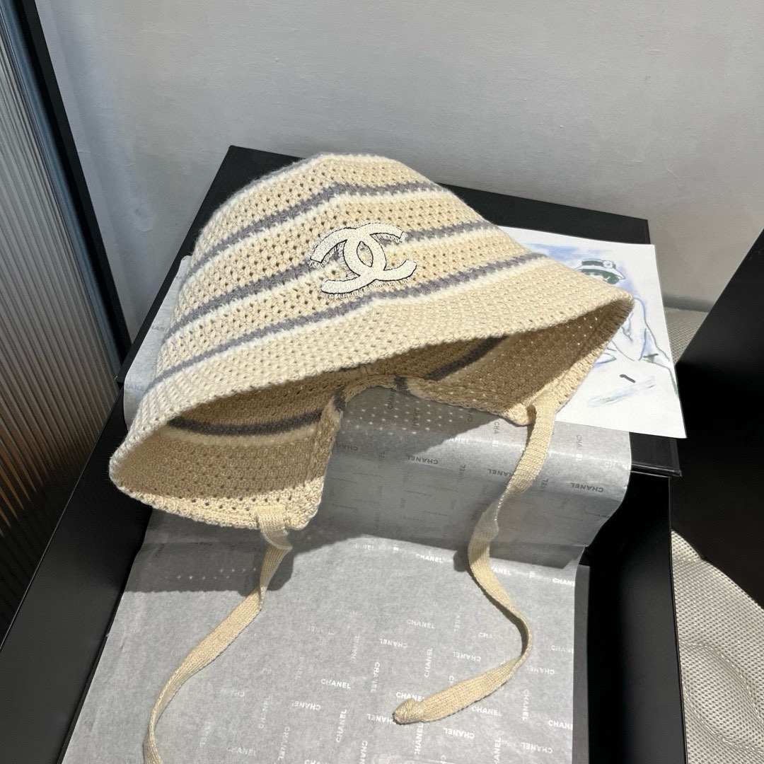 🆕

香奈儿新款针织渔夫帽，头围57cm
