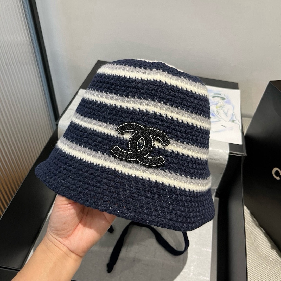🆕

香奈儿新款针织渔夫帽，头围57cm
