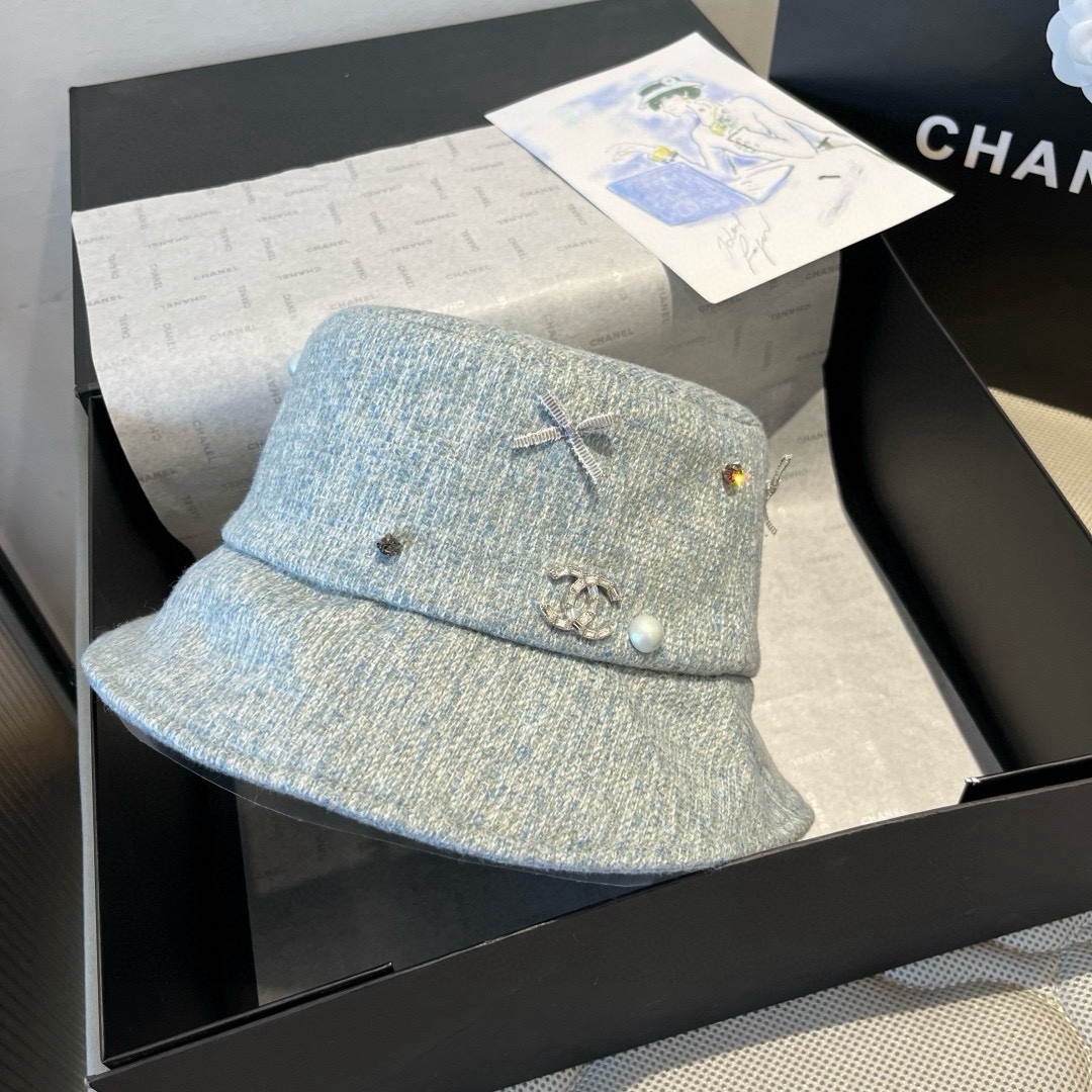 🆕

香奈儿新款渔夫帽，头围57cm