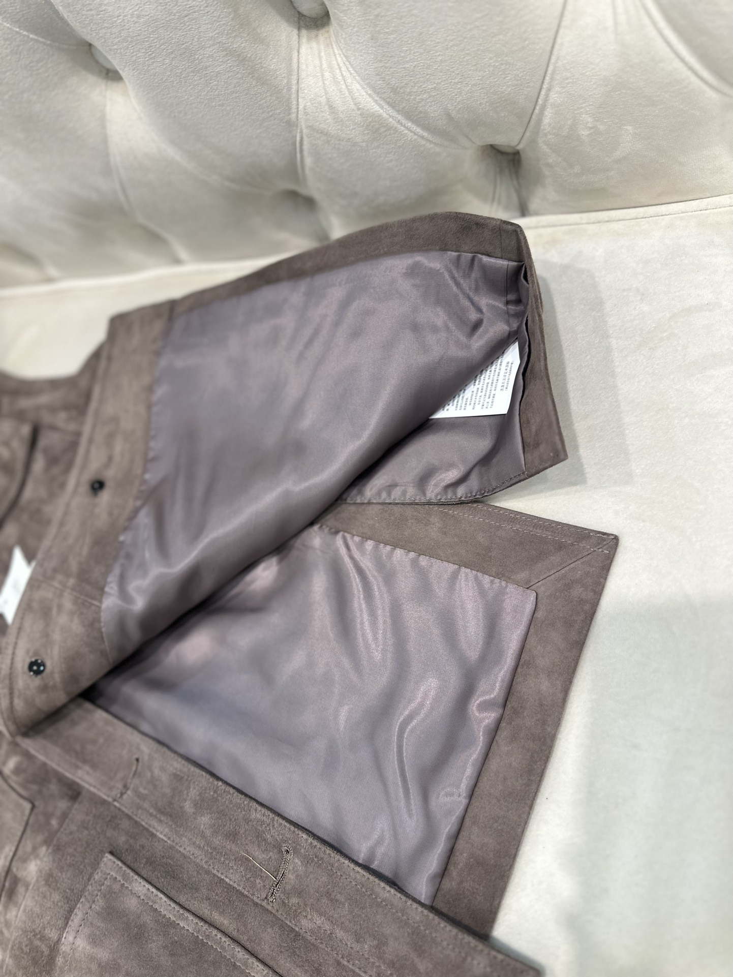 “Brumello Cucinello 2025AW Series: Original High-End Goat Velvet Female Suit with Dustproof Bag” - 图片 7