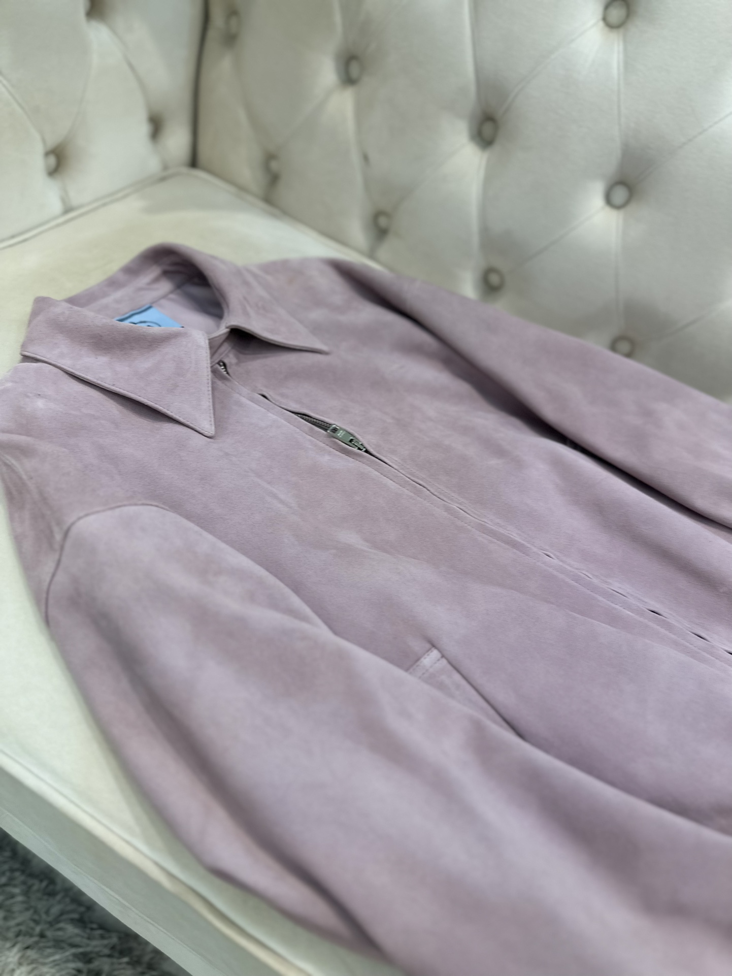 Prada 2025 AW Women’s Goat Skin Fashion Coat with Dust Bag – Custom Size S-L - 图片 4