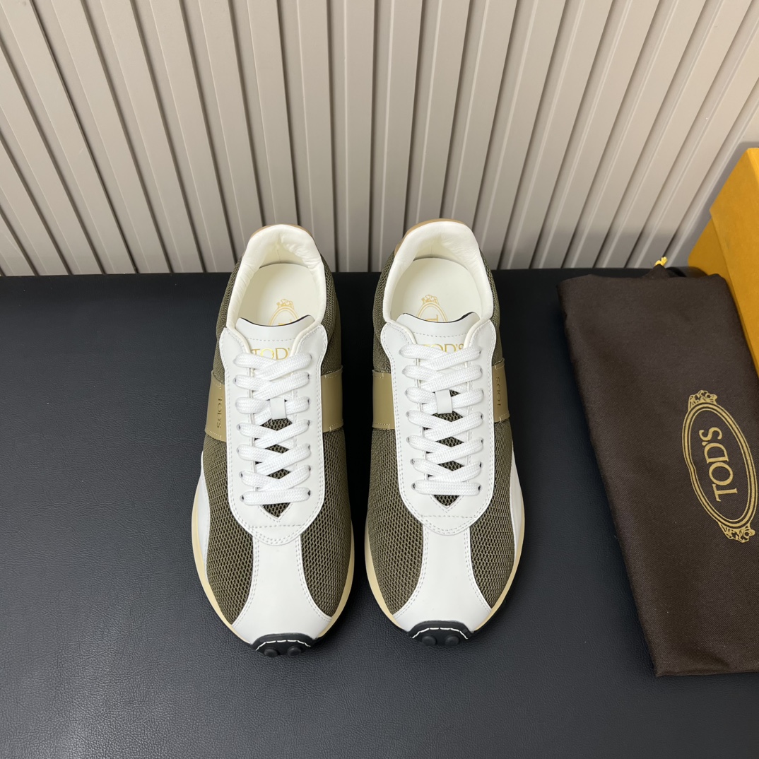 حذاء رياضي تودز نسائي جلد T Vintage