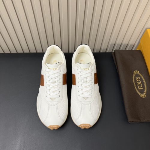 TOD'S Vintage Leather & Fabric Sneakers - Sporty Chic & Comfortable 14 TOD'S Vintage Leather & Fabric Sneakers - Sporty Chic & Comfortable