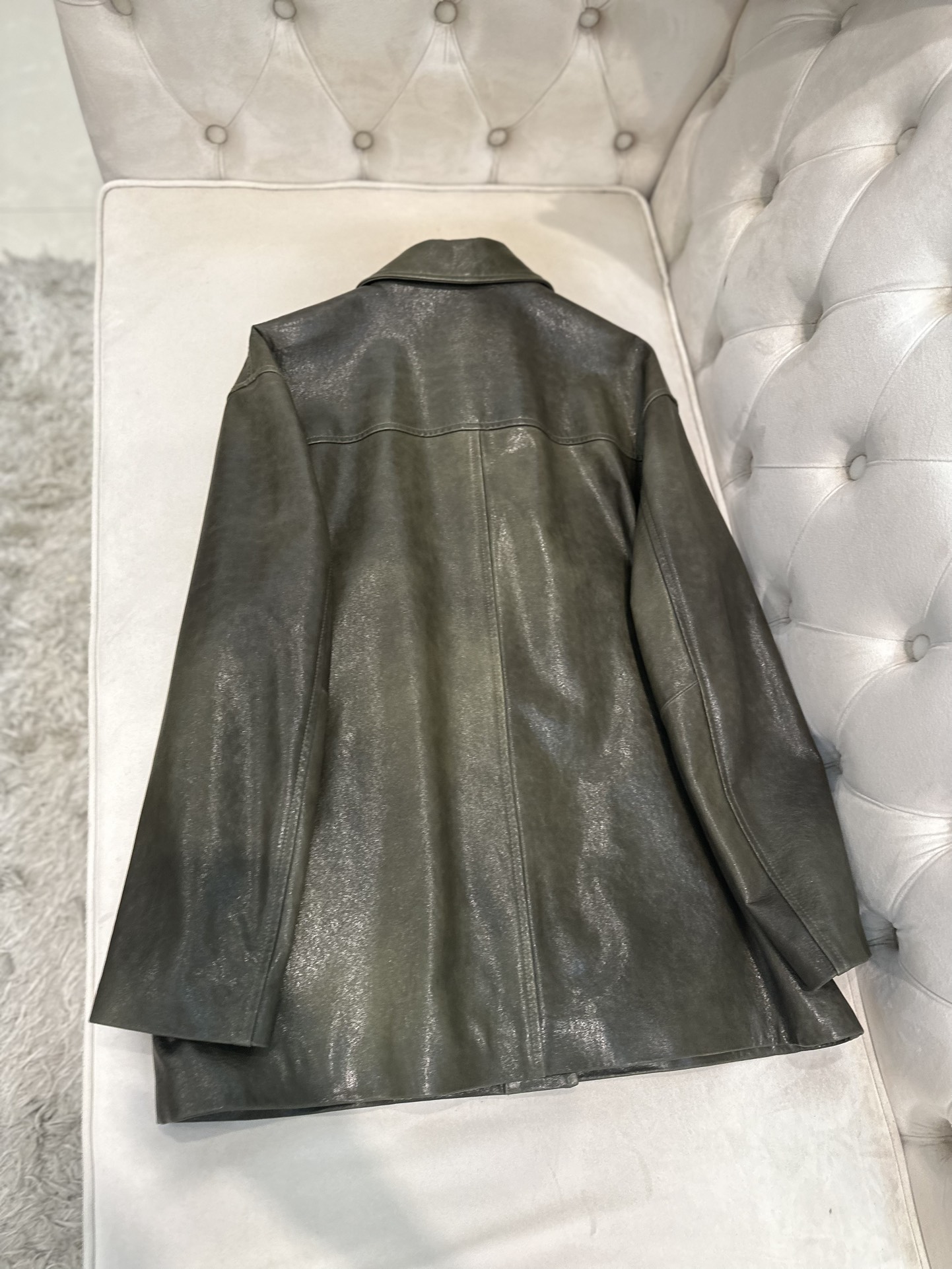 Fendi 2025 AWItaly Sheep Leather T-shirts with Dust Bag – Sizes S-XL – 100% Sheep Skin - 图片 7
