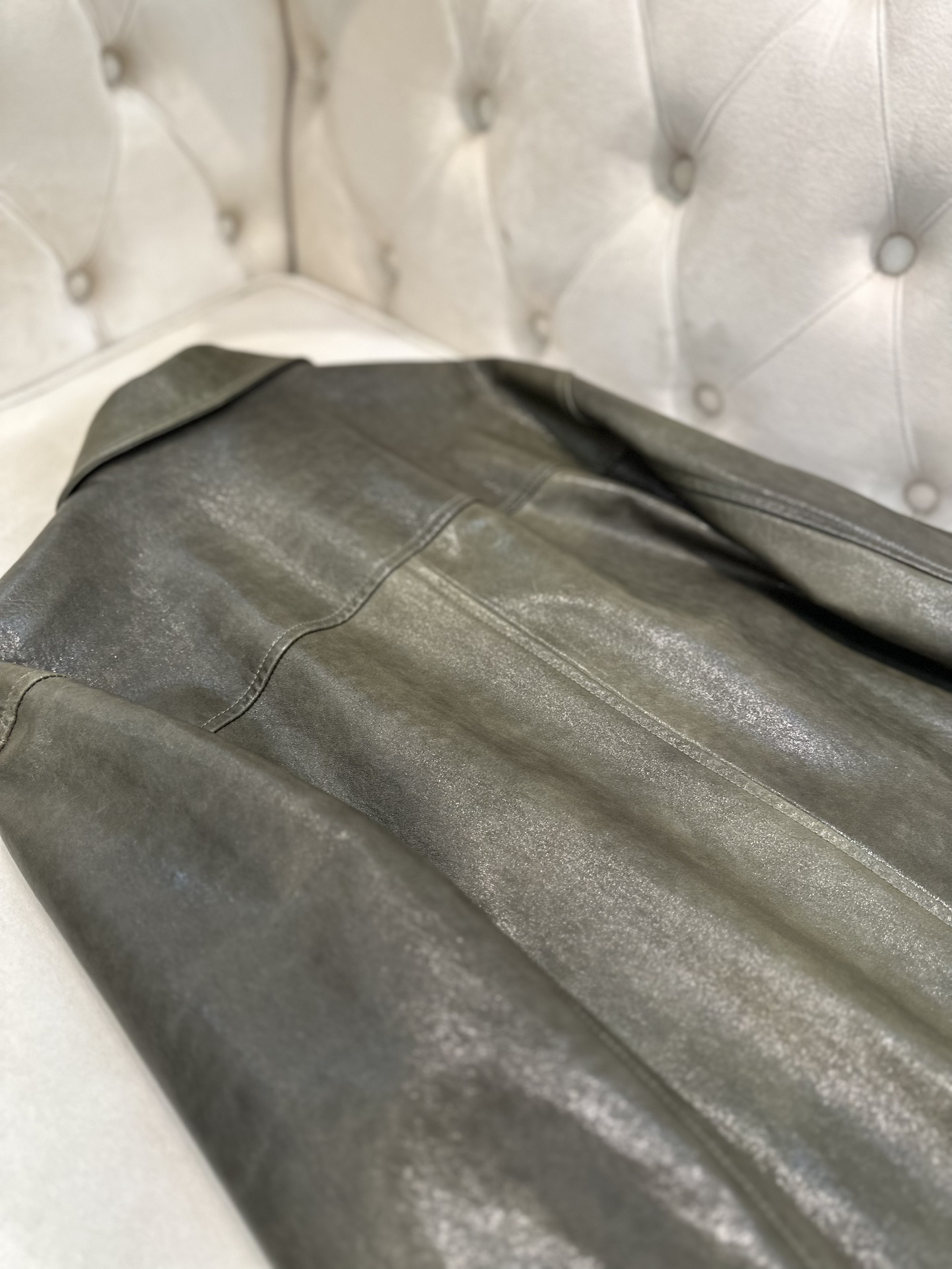 Fendi 2025 AWItaly Sheep Leather T-shirts with Dust Bag – Sizes S-XL – 100% Sheep Skin - 图片 9