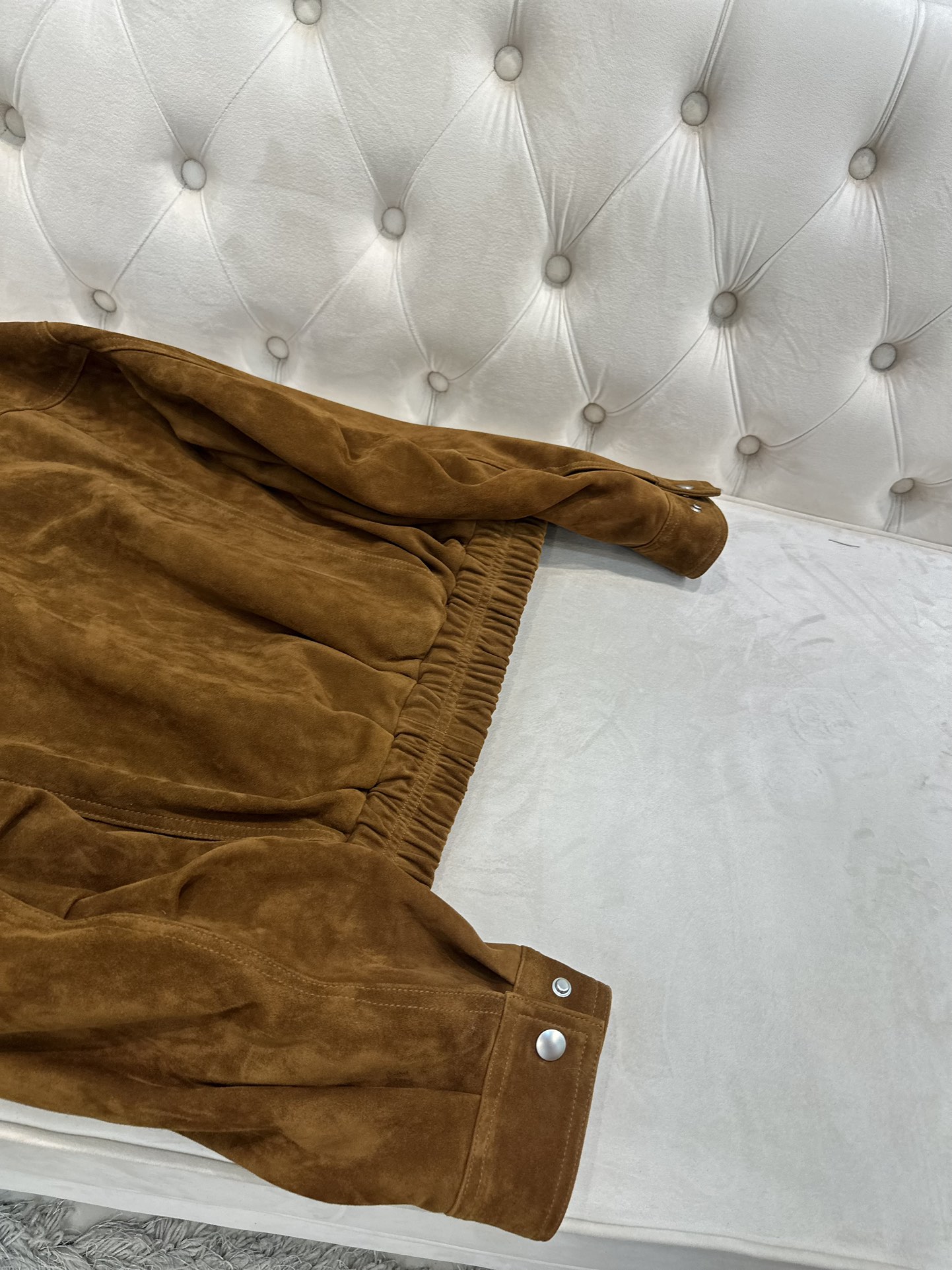 Saint Laurent 2025 AW Female Goat Skin Suit with Dust Bag – Kenya Imports – Size S-L - 图片 7