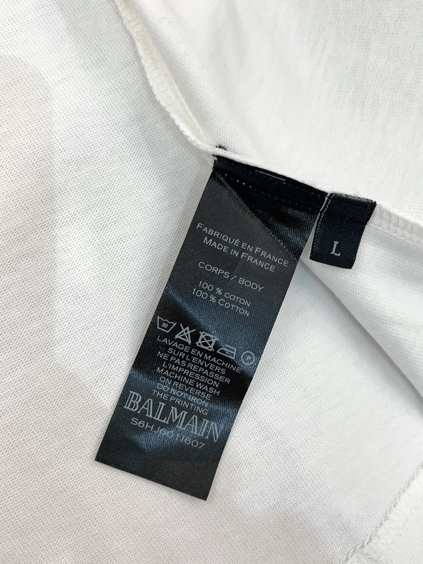 “2025AW Balmain Balman Fashion Loop-Ride T-Shirts: High-Grade Summer Products with Top-Grade Printing and Imported Fabrics” - 图片 7