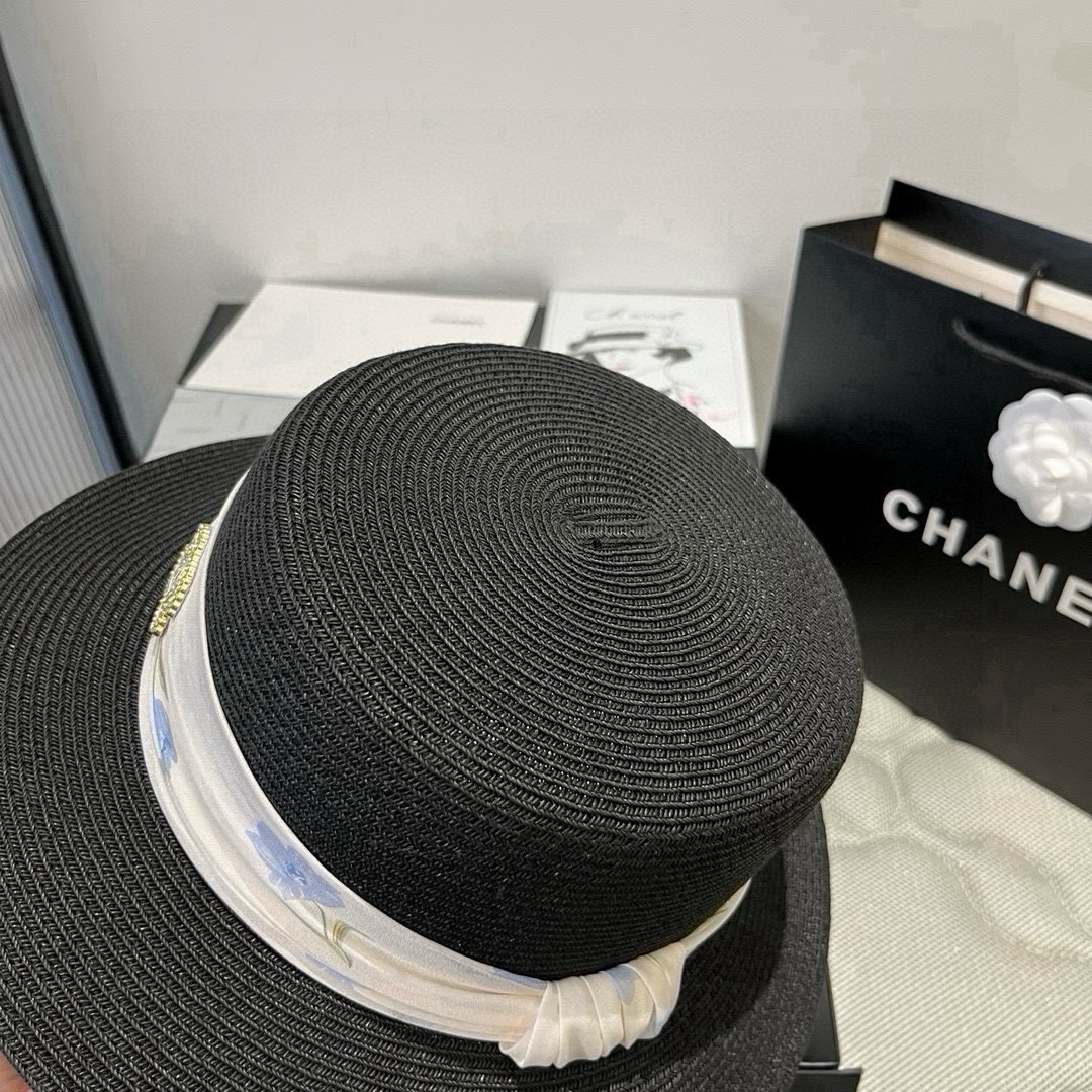 🆕

Chanel香奈儿平顶礼帽，头围57cm