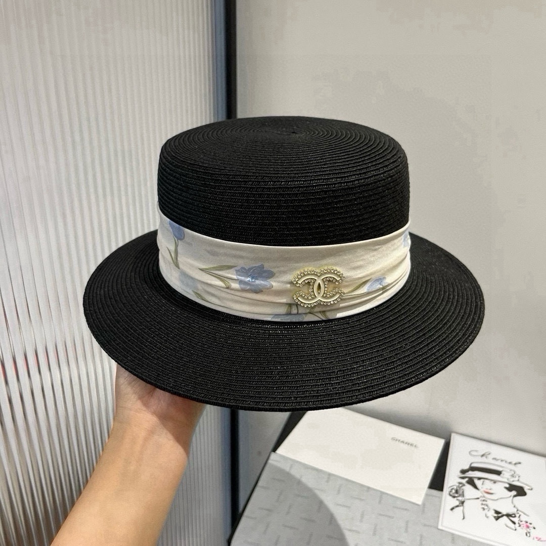 🆕

Chanel香奈儿平顶礼帽，头围57cm