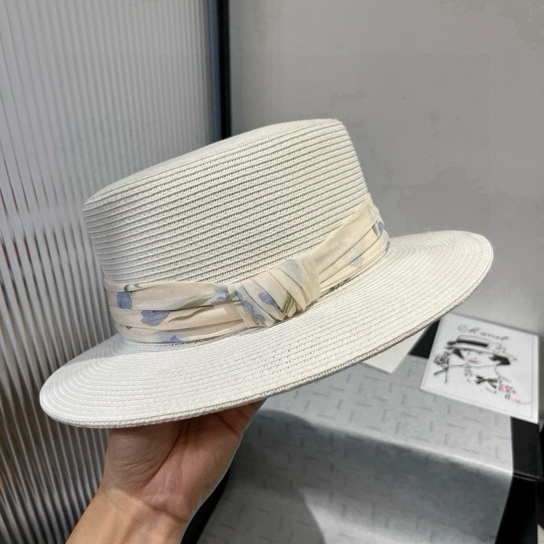 🆕

Chanel香奈儿平顶礼帽，头围57cm