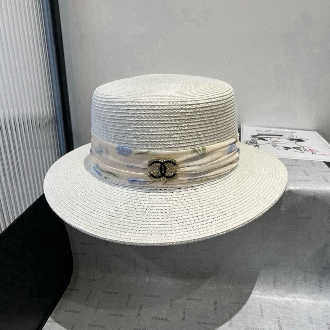 🆕

Chanel香奈儿平顶礼帽，头围57cm