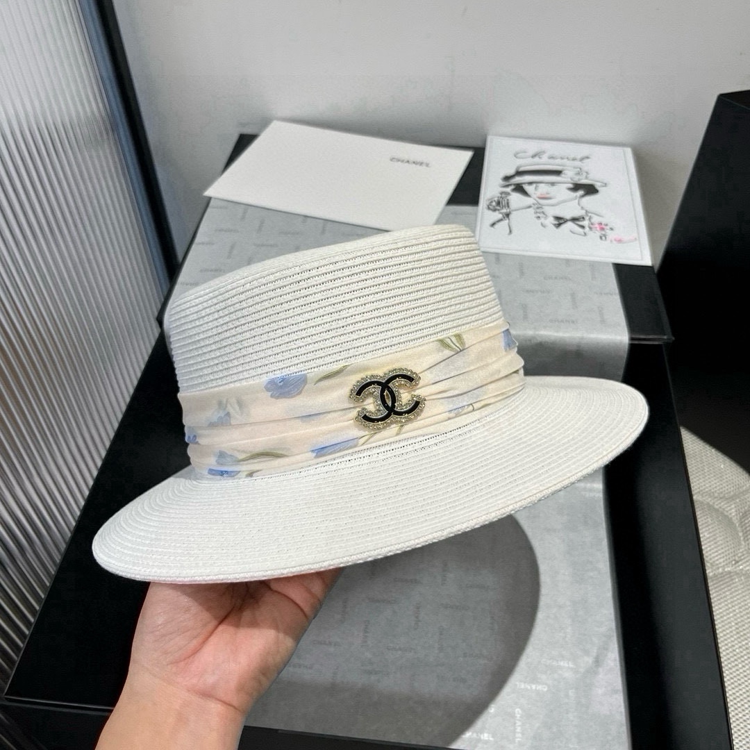 🆕

Chanel香奈儿平顶礼帽，头围57cm