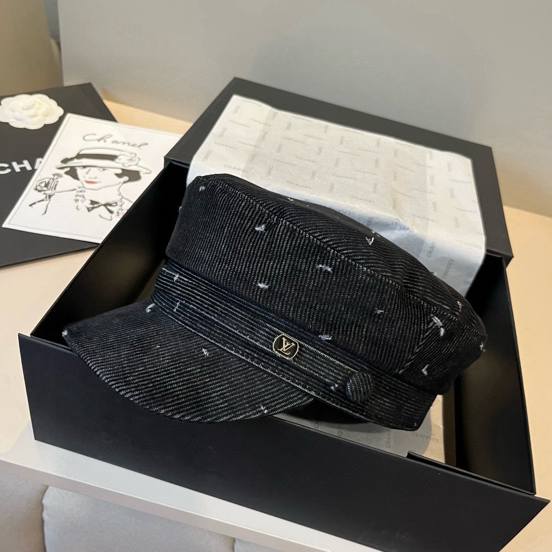 🆕

LV新款鸭舌军帽，高级定制，头围57cm