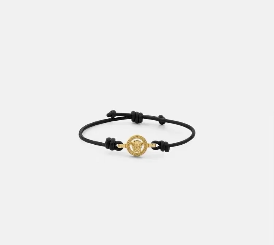 Versace Metallic Medusa Head Bracelet: Retrospective Design, Adjustable Brass Material, Lightweight. - 图片 5
