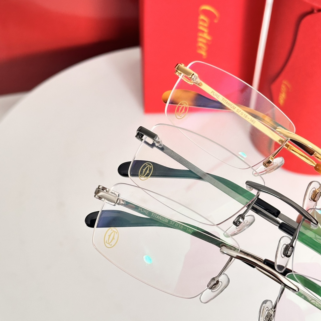  ‼️🌹Cartie*卡迪*💥💥型号：CT💥💥尺寸：57-18-140💥💥纯钛材质💥💥