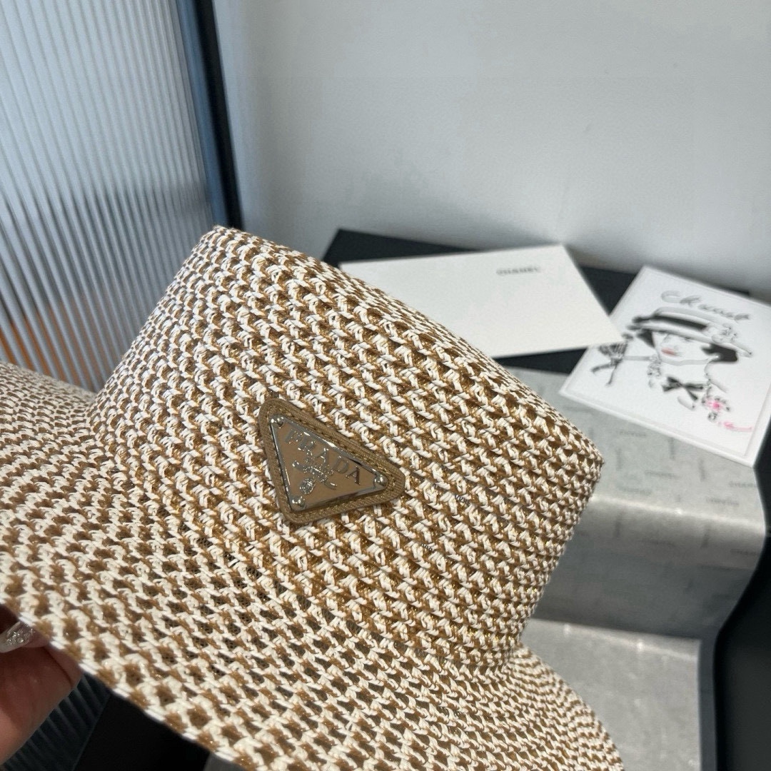 🆕

PRADA普拉达新款平顶礼帽，头围57cm