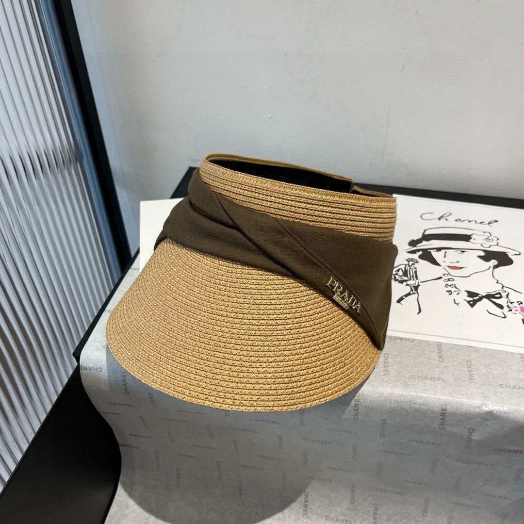 🆕

PRADA普拉达新款遮阳帽，发箍草帽