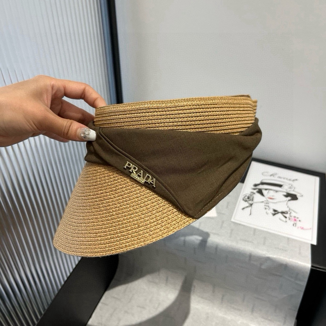 🆕

PRADA普拉达新款遮阳帽，发箍草帽