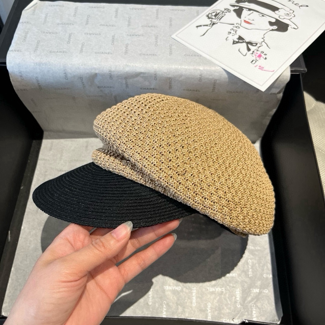 🆕

古奇新款鸭舌军帽，骑士帽，头围57cm