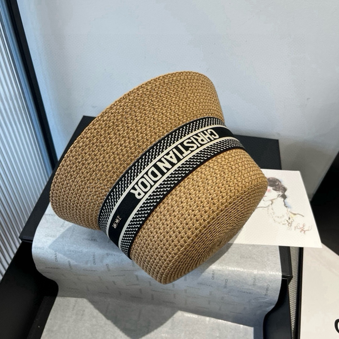 🆕

Dior迪奥新款渔夫帽，遮阳草帽，头围57cm