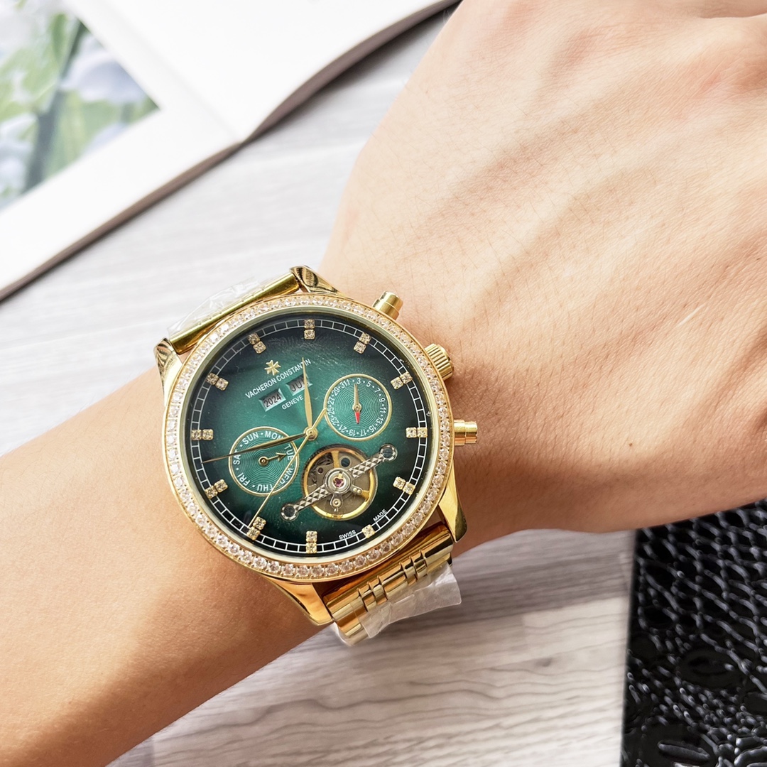 NO:339679,Unified, complex timepiece, luxurious and atmospheric, classic new products, shockingly launched [Latest] Vacheron Constantin Multifunctional boutique, large flywheel design [Type] boutique men's watch [Watch strap] Real cowhide strap [Movement] High-end fully automatic mechanical movement [Mirror] Mineral reinforced glass (more high definition) Elegant taste, vast and atmospheric, ingenious, wrist treasure, dimensions, diameters, thicknesses, 12.5mm, and hot sale!  Welcome to reprint!  ,vacheron,cowhide19860909统一 复杂时计 奢华大气 经典新品 震撼上市【最新】江诗丹顿 多功能精品 大飞轮设计【类型】精品男士腕表【表带】真牛皮表带【机芯】高端全自动机械机芯【镜面】矿物质强化玻璃（更高清） 品味高雅 浩瀚大气 匠心独运 腕间瑰宝 尺寸直径42mm厚12.5mm热卖上市！欢迎转载！,,vacheron,cowhide,Watch