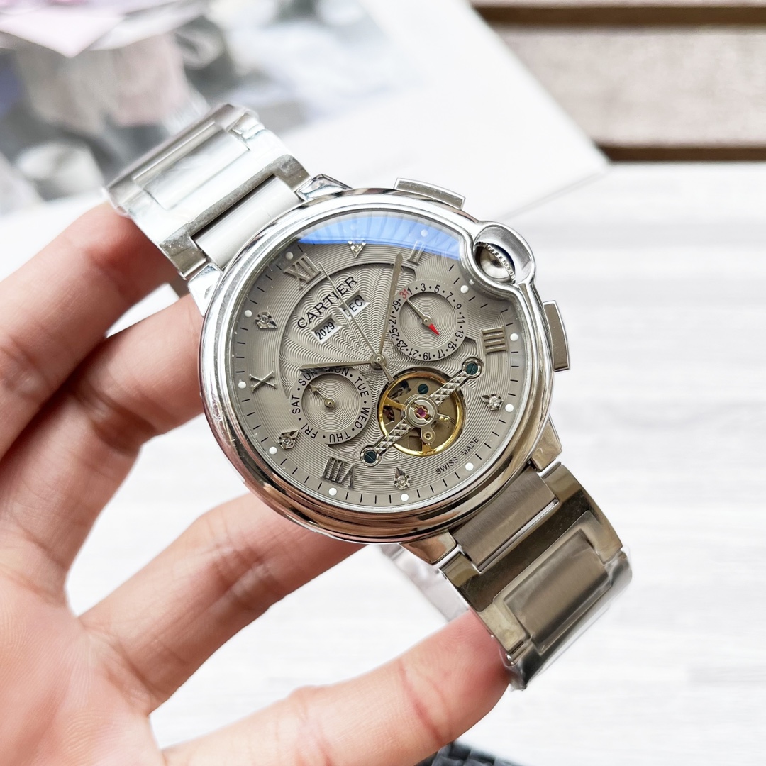 “Cartier White Twilight Gold Steel Balloon Series Watch Review” - 图片 4