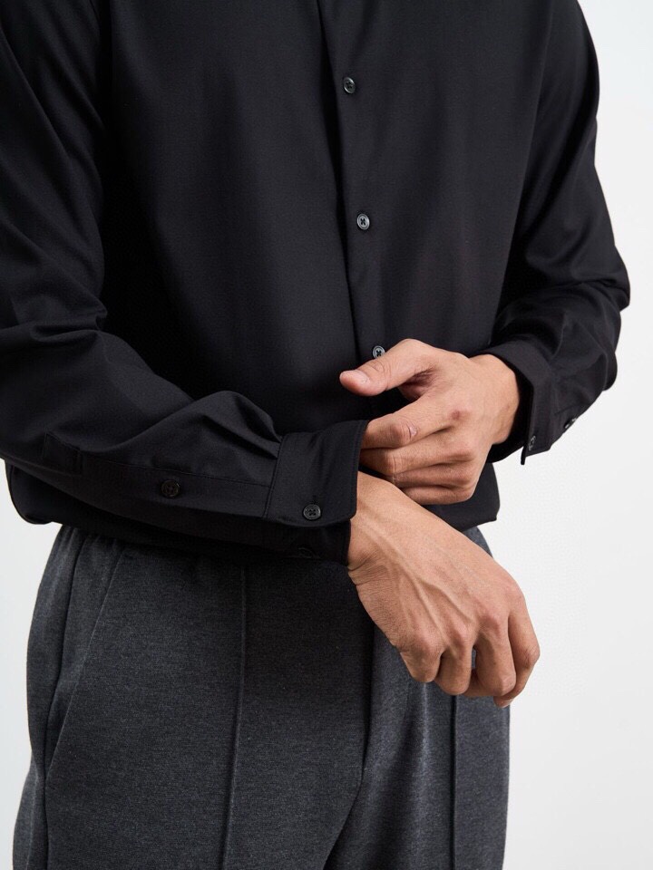 Ermenegildo Zegna Jenia 2025 Modal Wool Long-Sleeved Shirt: Comfortable and Stylish Business Leisure Wear - 图片 3