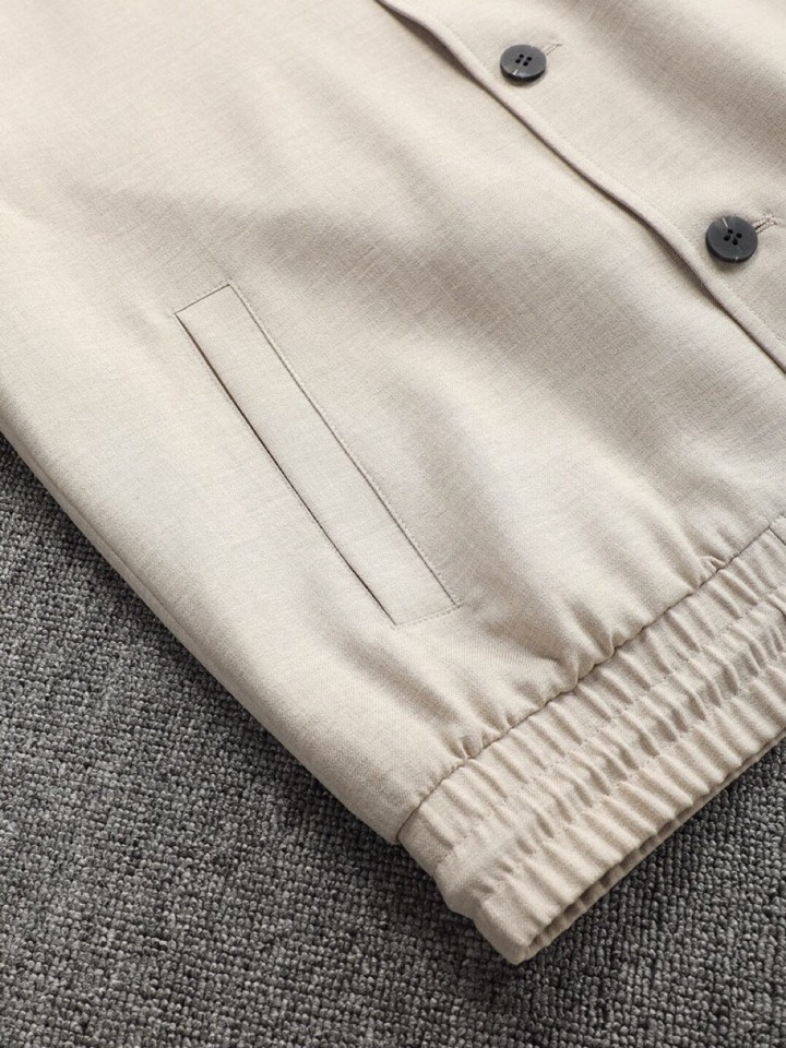 P1056 THOM BROWNE Fall Jacket: Stylish, Lightweight, Innovative Design, Premium Quality Fabrics - 图片 4