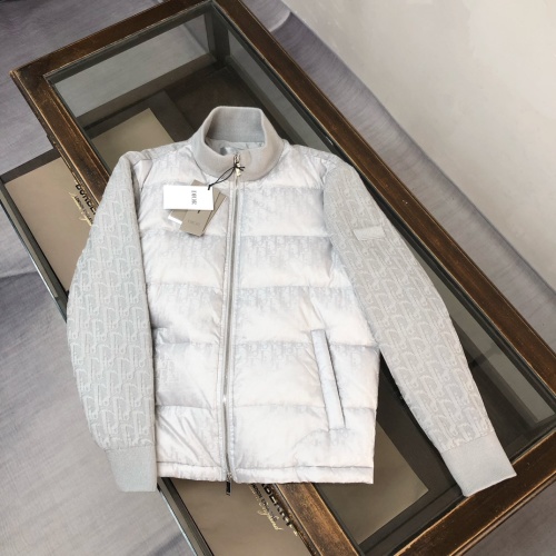 Dior Oblique Logo Wool Knit Puffer Jacket - Lightweight & Comfortable 1 Dior Oblique Logo Wool Knit Puffer Jacket - Lightweight & Comfortable