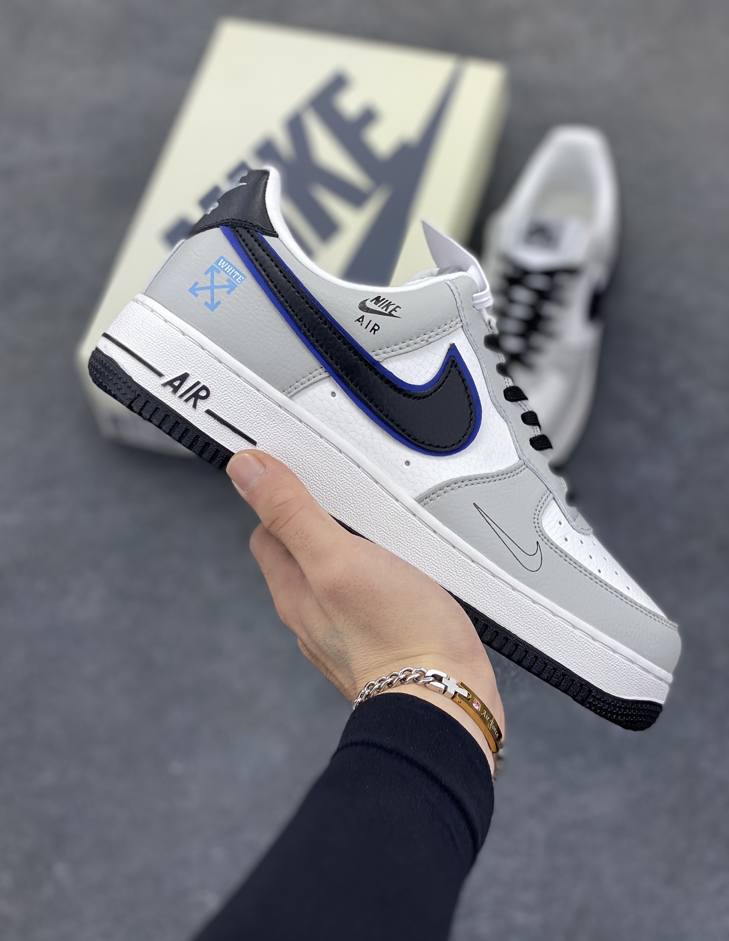 NIke Air Force 1 \'07 Low “OFF-WHITE联名”空军一号 低帮 运动鞋 休闲鞋 折边针车 工艺难度大 原楦头原纸板 原装鞋盒 定制五金配件 内置全掌气垫 原厂鞋底 货号：DQ6628-162 尺码：36 36.5 37.5 38 38.5 39 40 40.5 41 42 42.5 43 44 44.5 45-选品中心