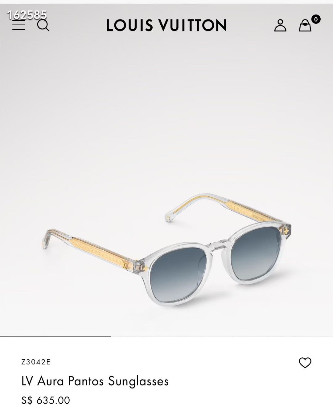  变色片‼️ 官网图 LOUIS VUITTO*✨✨✨MODEL：Z3043E✨✨✨ SIZE：57口2