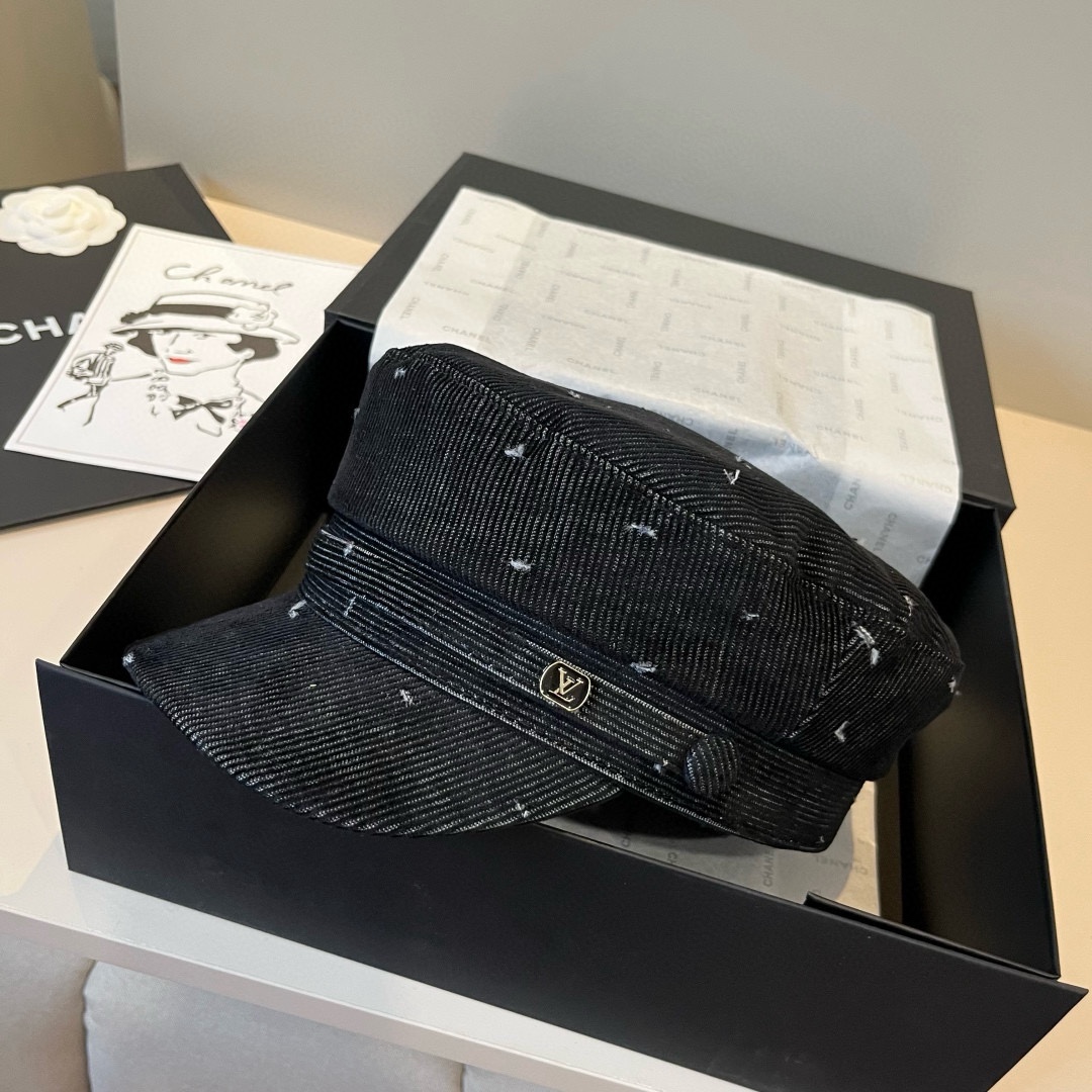 🆕

LV新款鸭舌军帽，高级定制，头围57cm