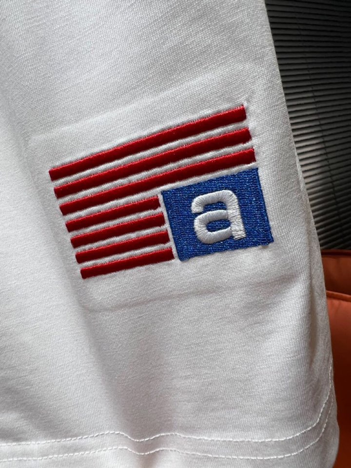 “New Alexander Wang T-shirts: Custom 100% Pure Cotton, Machine Embroidered, Unisex XS-L” - 图片 7