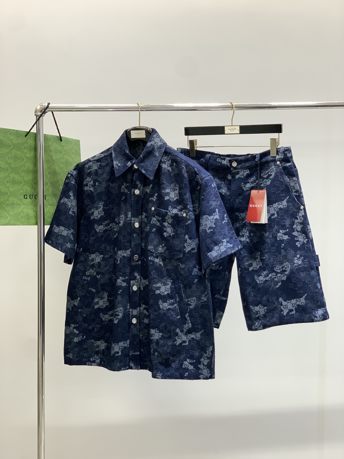 “2025 Summer Fashion: Gucci Cowboy Outfits P708 & P660 Shorts with Special Features in S-XL Sizes” - 图片 9